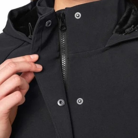 NWOT Mondetta Ladies Long Softshell Jacket Black XL - Picture 4 of 4